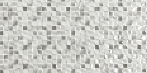 white grey mosaic tiles