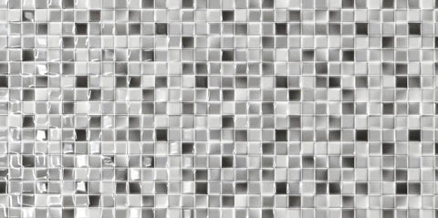 Smoky black and white mosaic tiles