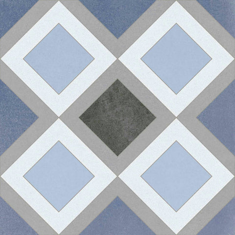 Matanzas Blue Patchwork tiles 