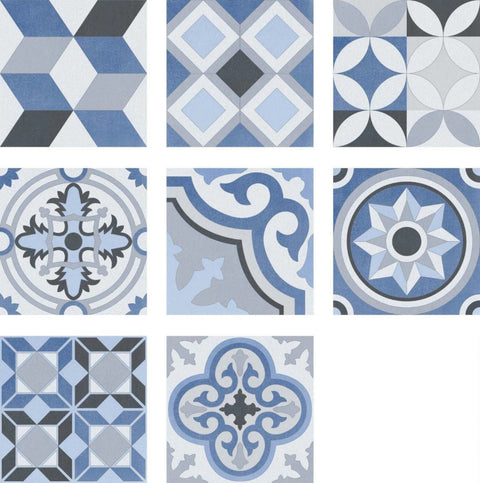 Matanzas Blue patterned tiles styles