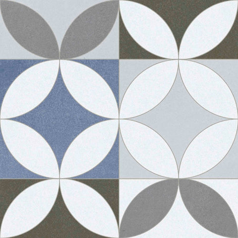Matanzas Blue patterned tiles 